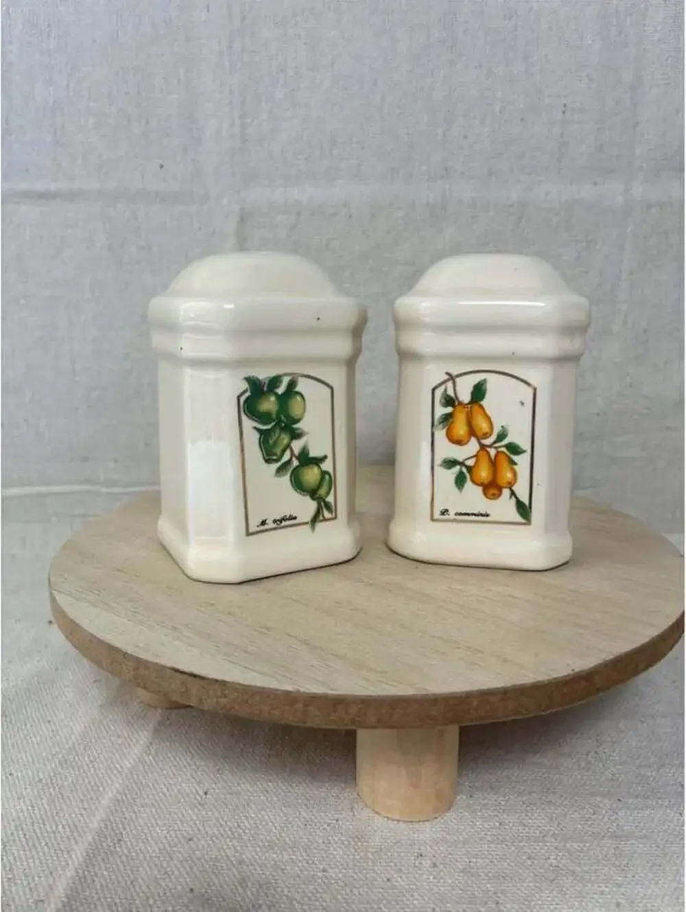 Vintage 1989 Elgin Ceramic Salt and Pepper Shakers